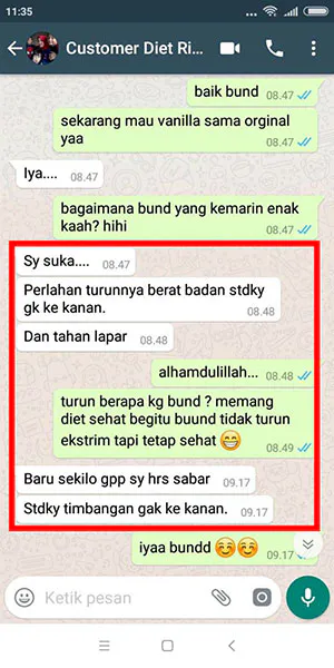 Testimoni pengguna Oriflakes